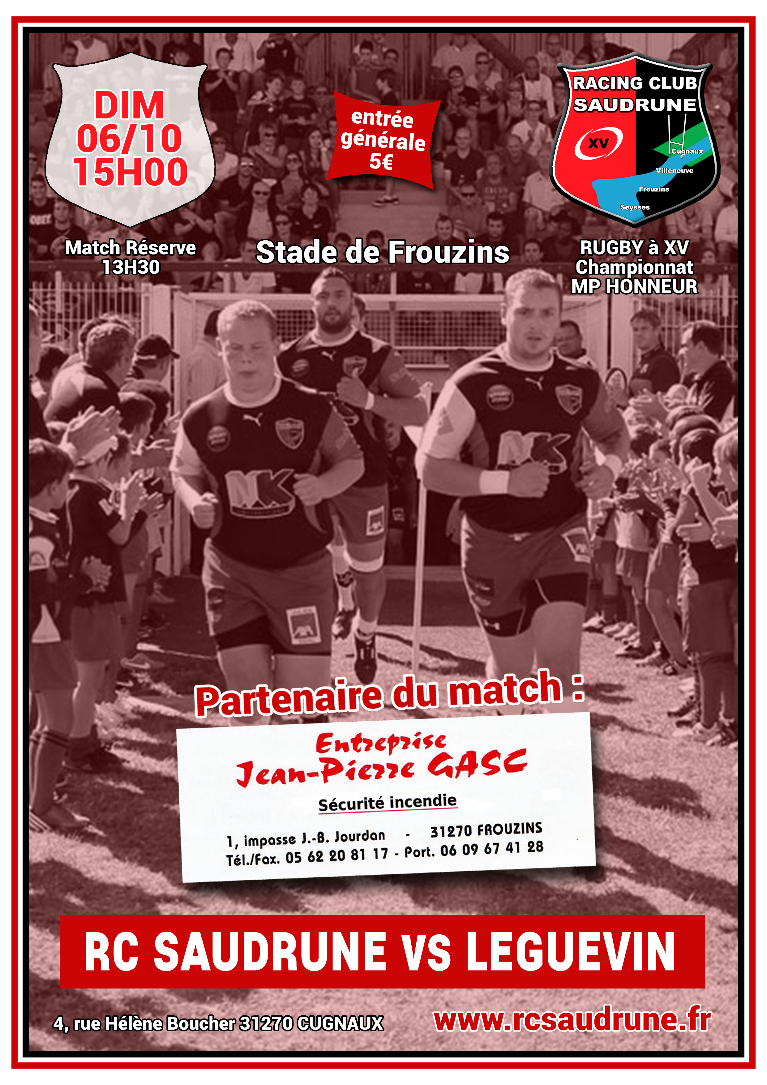 Affiche RCS Leguevin