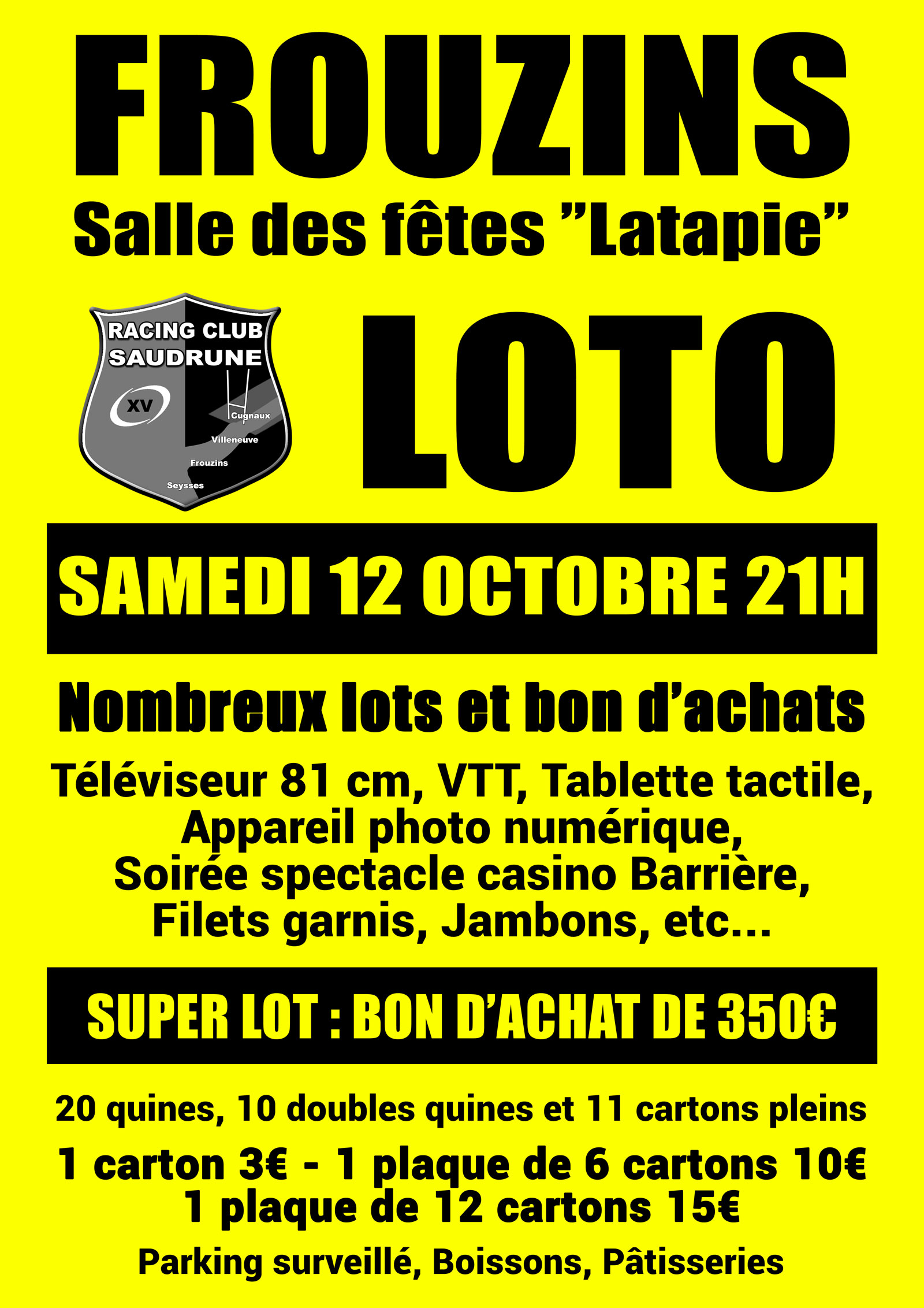 loto saudrune frouzins