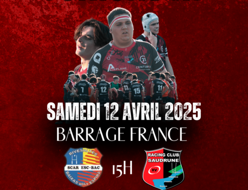 Match de barrage France : les Juniors R1 du RC Saudrune face au SCAR ESC-BAC ce samedi à Trèbes