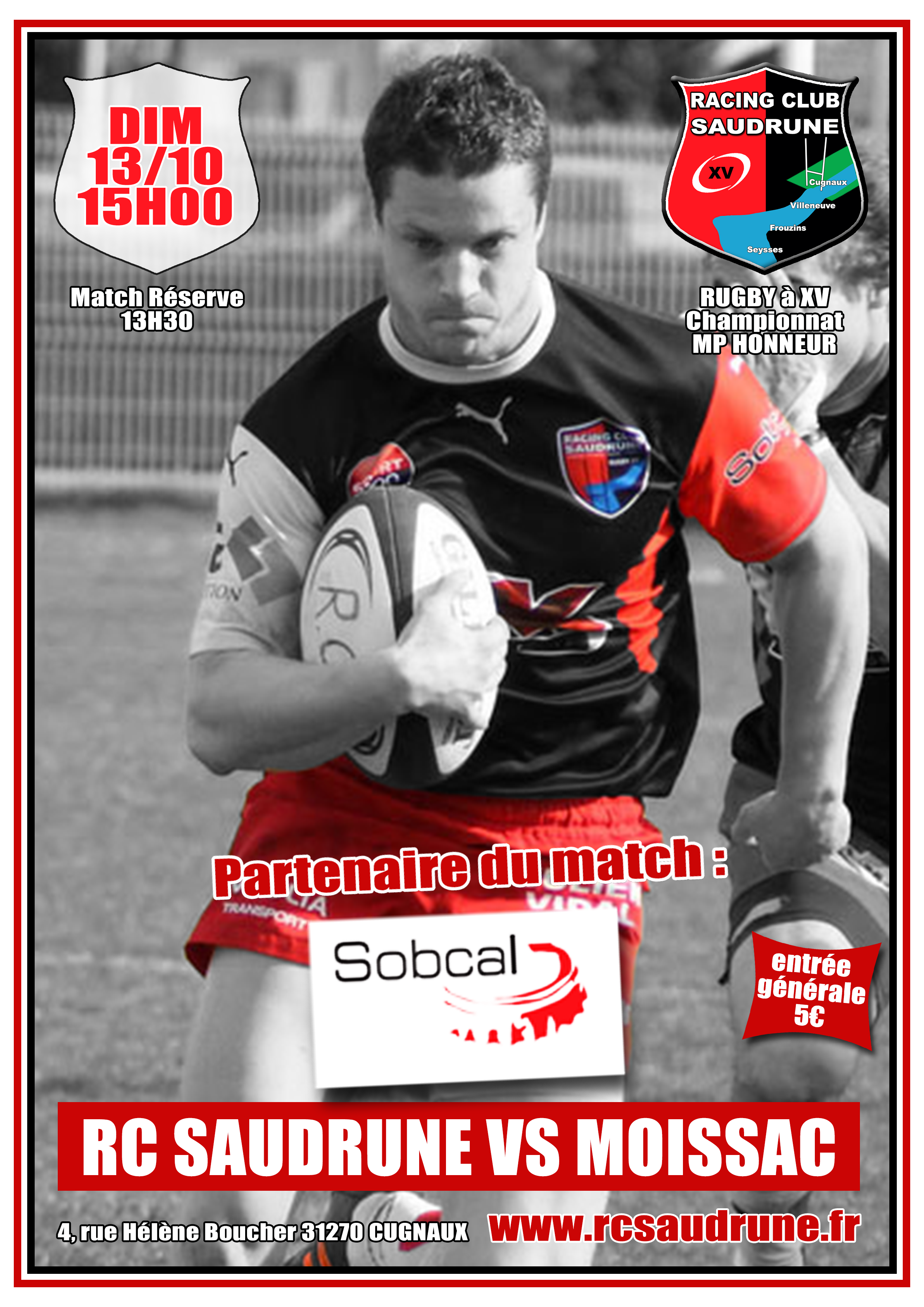 affiche rcs moissac