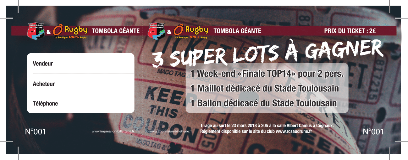 Les Gagnants de la Tombola sont…